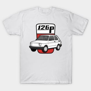 126P Car maluch 126 white T-Shirt